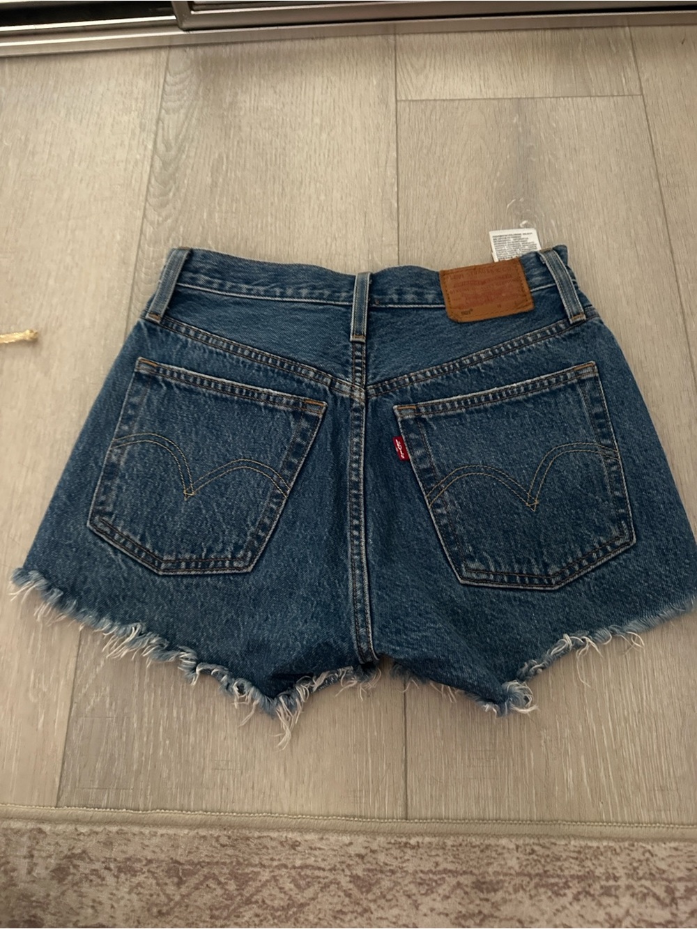 Levi's 501 Denim Frayed Hem Women's Shorts